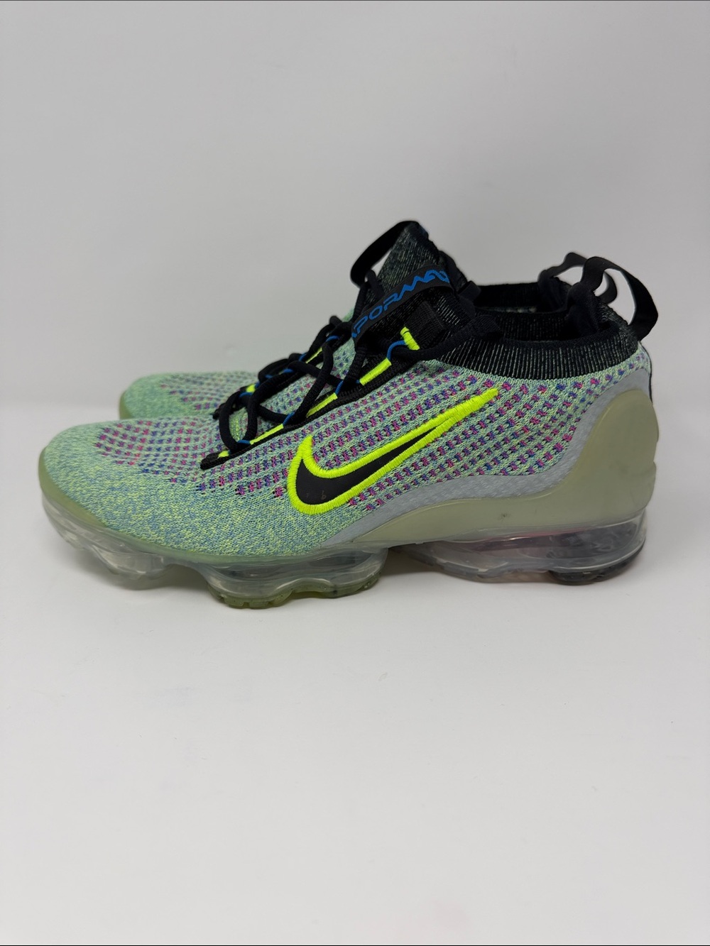 Nike Air VaporMax 2021 FK Volt Photo Blue 5.5Y